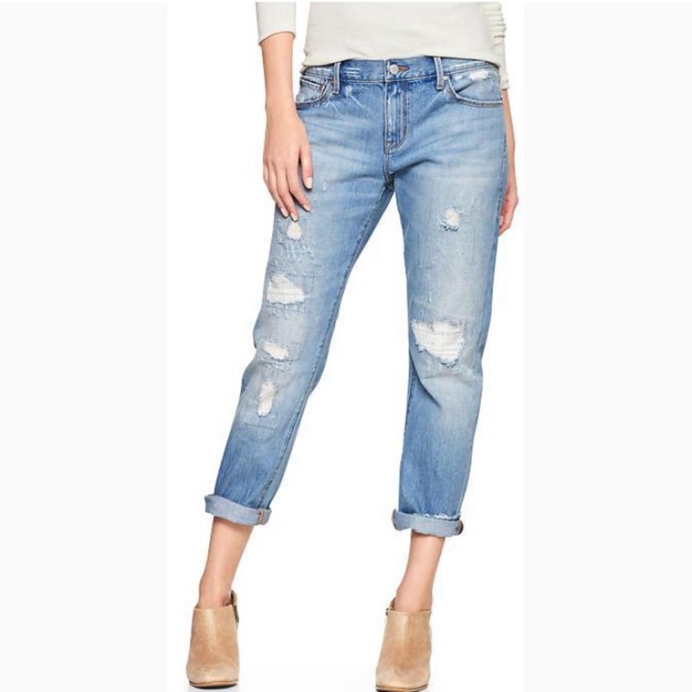 GAP Sexy Boyfriend Jeans EUC 8